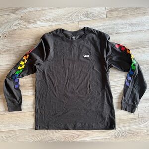 Vans Black Long Sleeve Shirt